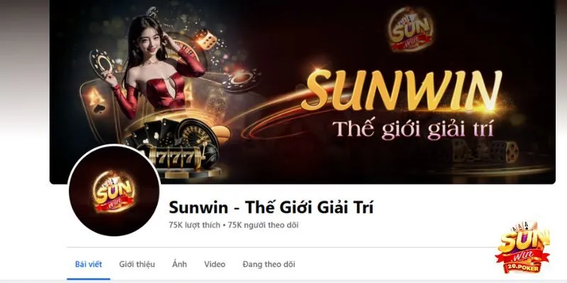 Nhận quà tặng trên fanpage của SUNWIN