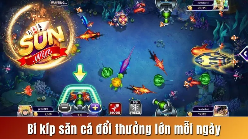 Một số bí kíp săn cá đổi thưởng lớn mỗi ngày