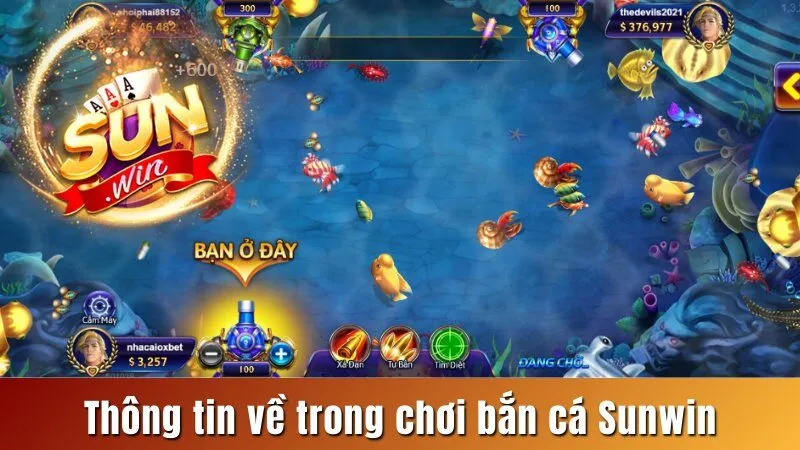 Thông tin về trong chơi bắn cá tại Sunwin